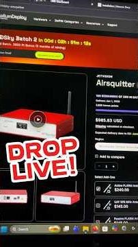 4DSky - Jetvision Airsquitter Drop is Live! #shorts
