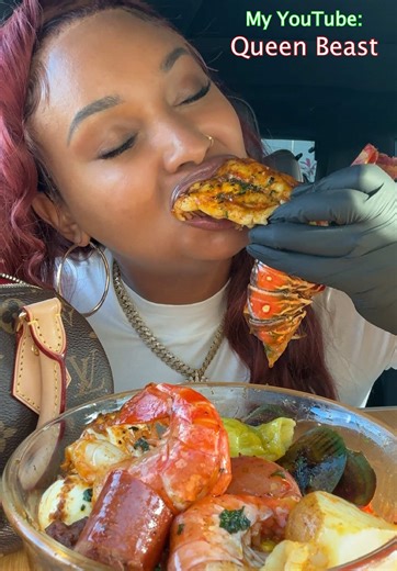 Delicious Lobster Tail Seafood Boil Enjoyed in My Car