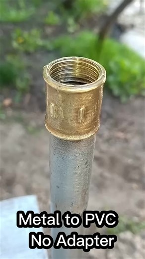 Metal to PVC Plumbing Solutions Without Adapters