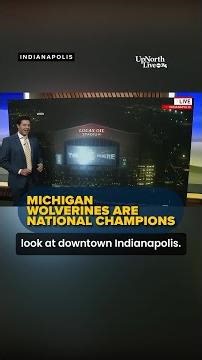 Michigan muscles its way to program's 2nd national title, beating stubborn UConn 69-63