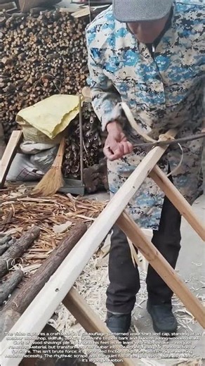 Whittling Wisdom: How a Simple Tool Shapes Stronger Wood Without Splintering