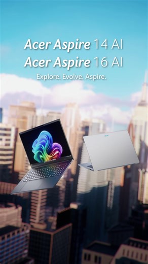 Meet the all-new Intel® powered #AcerAspire 14 and 16 AI 👀 With up to 32GB RAM, 2TB SSD, OLED displays, 120Hz refresh rates and cutting-edge AI features, this versatile series is perfect for enhanced everyday productivity #AcerNewProduct http://www.acer.com/aspire-14-16-ai-intel | Acer India
