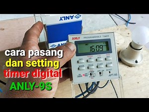 how to install ANLY-9S digital timer ️ digital timer setting