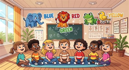 Colorful Animals Song for Kids 🌈🦁 | Learn Colors with Fun Animal Poem | Nursery Rhymes Learn colors in a fun and exciting way with this Color Animal Poem for Kids! 🌈🦁 Sing along and discover red, blue, green, yellow, and more with cute and colorful animals. Perfect for toddlers, preschoolers, and kindergarten kids who love: Learning colors Animal rhymes Nursery songs Fun educational videos Watch till the end and sing along! 🎵✨ #ColorAnimalPoem #LearnColors #KidsLearning #fyp #foryou