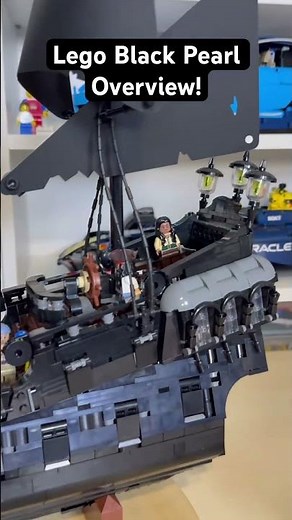 Lego Black Pearl Overview! #lego #piratesofthecaribbean #blackpearl #jacksparrow