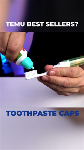 Sometimes I wonder if "Best Sellers" on Temu are really best sellers... so I bought some to try out, including these toothpaste caps. | Freakin' Reviews