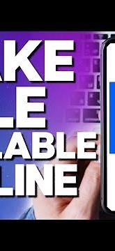 How To Make A File Available Offline on Dropbox Mobile Phone App