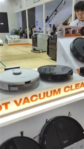 AI Smart Robot Vacuum Cleaner at canton fair #cantonfair