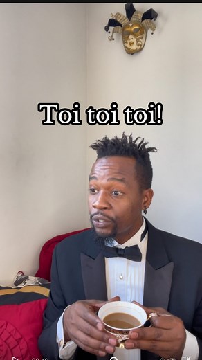 Did you already know we say “Toi toi toi?” • Not a lot of people outside the opera world know that we say Toi toi toi more than “Good luck,” but even less know why. • In short, they say we’re mimicking spitting 3 times to cast away “teufel” or the devil. Do you know another reason? • #ToiToiToi #Opera #OperaLife | Babatunde Hip Hopera