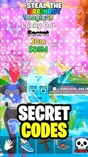 NEW *SECRET* CODES in Fortnite STEAL THE BRAINROT! (ADMIN ABUSE)