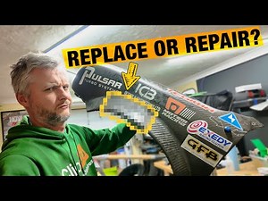 Cheap and quick carbon patch repair. DIY