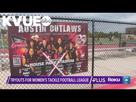 Tryouts for women's tackle football league held in Austin