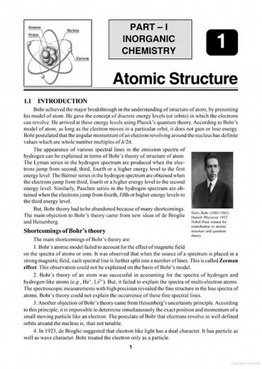 atomic structure notes ll BSC 1st year ll UG SEM 1 Chemistry notes ll