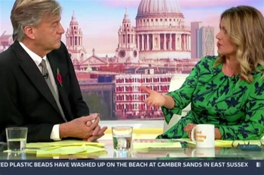 GMB presenters Susanna Reid and Richard Madeley clash live on air over Tim Davie BBC row