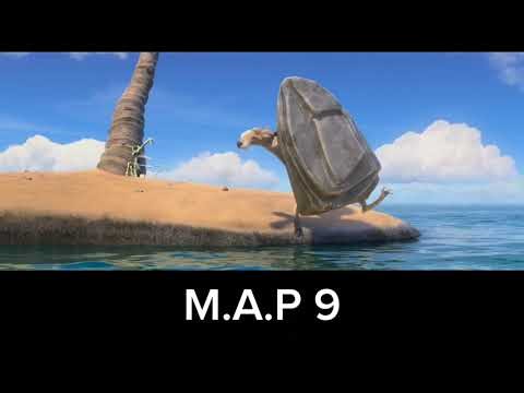 Ice Age 4 Continental Drift: Scrat Find The Treasure Map "Re-Animated" (M.A.P OPEN)