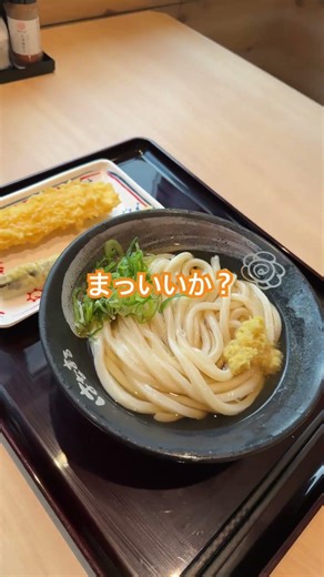 はなまるうどん『冷かけ中いか天ごぼう天』900円#うどん