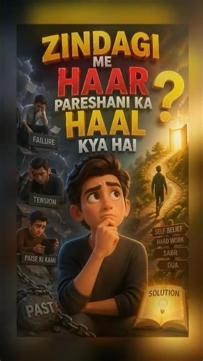 “Zindagi Ki Har Pareshani Ka Hal kya hai ?" #allah #tension #shorts ‪@TheBelieverSister‬