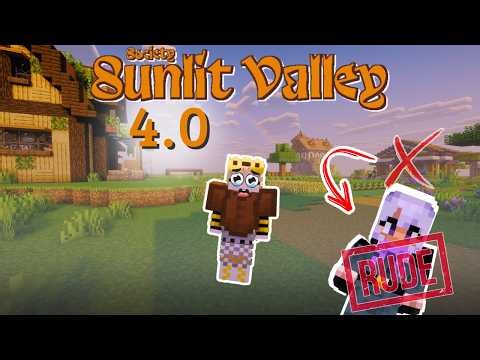 I've NEVER seen a villager this RUDE! 😧 - Sunlit valley 4.0 EP 003