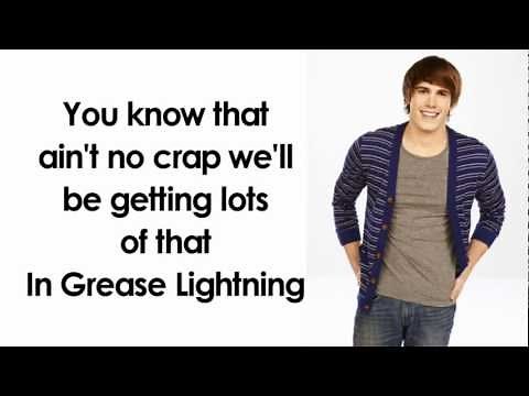 Glee - Greased Lightning (Lyrics)
