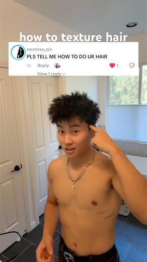 how to texture straight hair #hairstyle #hairtutorial #stylehair