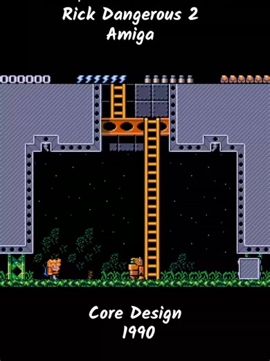 Rick Dangerous 2 – Amiga – Core Design (1990) When Core Design unleashes a globe-trotting sequel and turns the madness up to eleven… an Amiga classic is born 🌍💥 In 1990, Rick Dangerous 2 arrived on Amiga, expanding everything that made the original unforgettable. Bigger levels, more traps, more enemies, more humor — and that same unforgiving trial-and-error gameplay that defined a generation. This time Rick isn’t stuck in a single jungle: you’ll travel across the USA, Siberia, Egypt and beyond