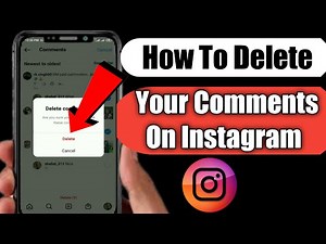 How To Delete Your Comments On Instagram 2024 | Remove Instagram Comment |