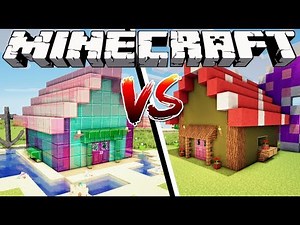 FAIRY HOUSE VS MERMAID HOUSE - Minecraft