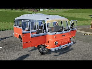Robur LO3000 Worker Transport Bus - Farming Simulator 2022 [FS 22 LS 22 Bus Coach Car Vehicle Mod]