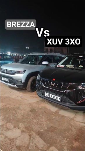 IT'S BREZZA VS XUV 3XO🔥🔥 #mahindra #marutibrezza #marutisuzuki #xuv3xo