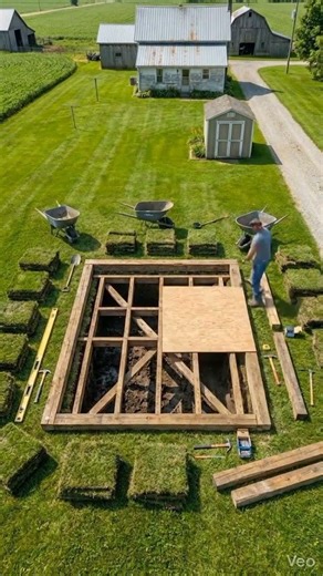 Watch a Backyard Bunker Built From Scratch! 🏡💥 #houseconstruction #architecture #beforeafter