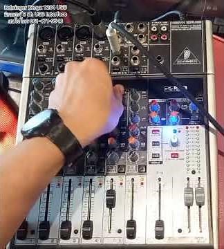 รีวิว Behringer Xenyx 1204USB มิกเซอร์ 8 Ch