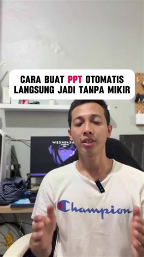 CARA BUAT PPT OTOMATIS LANGSUNG JADI TANPA MIKIR. nah ada yang menarik nih buat yang bingung mau presentasi #CapCut #TIPS #tutorial #ppt #powerpoint @tipscerdas https://www.facebook.com/share/r/17uoQSR6PT/