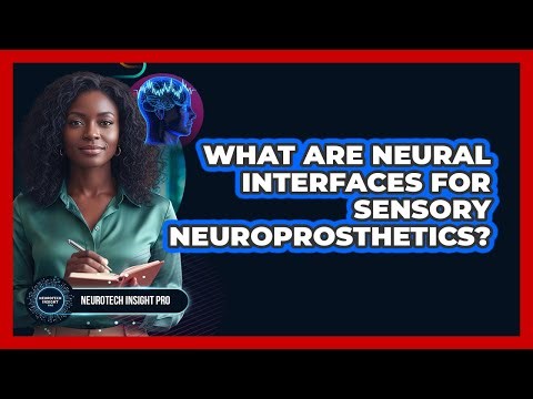 What Are Neural Interfaces For Sensory Neuroprosthetics? - Neurotech Insight Pro