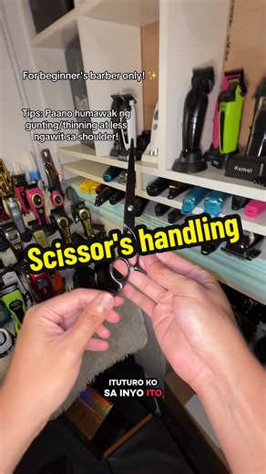 Beginner Barber Tips: Scissor Handling & Less Shoulder Pain