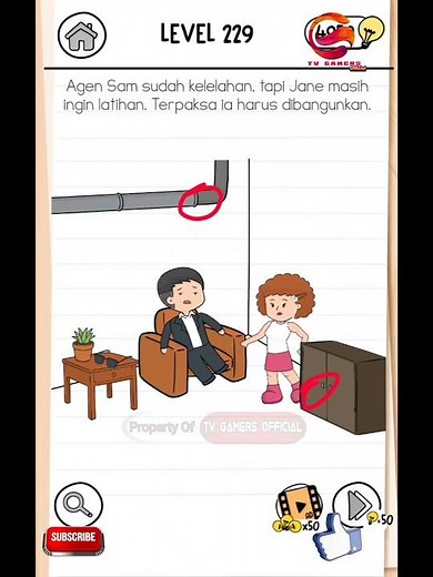 GAME BRAIN TEST 3 LEVEL 229 Walkthrough