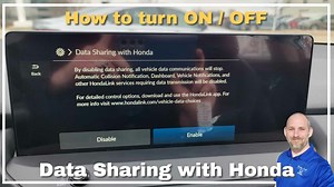 Let me show you where to go to turn OFF or ON your data sharing. By disabling data sharing, all vehicle data communications will STOP. Automatic Collision Notifications, Vehicle Notification, Dashboard, and other HondaLink services requiring data transmission we be DISABLE HondaLink Website https://mygarage.honda.com/s/hondalink-marketing These are the following steps within the video. 1. Press the HOME button. 2. Select General Settings. 3. Select System. 4. Select Data Sharing Setting. 5. Sele
