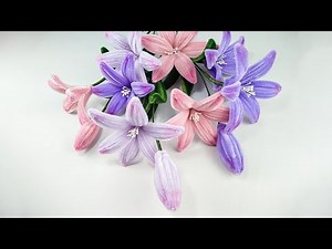 How to Make Lily Flowers From Pipe Cleaner Tutorial | Craft Flower
