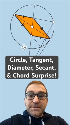 Circle, Tangent, Diameter, and Secants Surprise #mathematics #math #maths #geometry #mathchallenge
