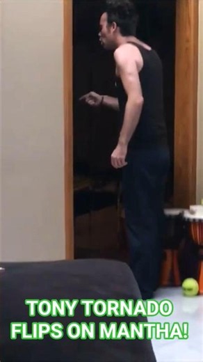 TONY TORNADO FLIPS ON MANTHA! #comedyshorts #comedy #ragequit #laughing #screaming