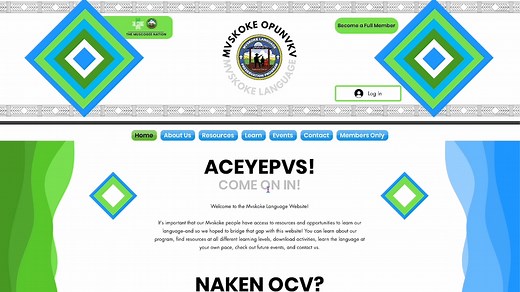 ▶️WATCH: The Mvskoke Language Program recently announced the launch of its new website: WWW.MVSKOKEOPUNVKV.COM Mvskoke Language Revitalization Project Manager, Elizabeth "Eli" Rowland-Chang, speaks about what users will be able to find on the site as well as items that will be added soon! https://youtu.be/WS83Bcghk6w?si=wsBMUzlrgQ1SaIQ7 | The Muscogee Nation