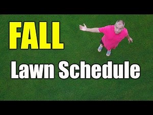Fall Lawn Schedule
