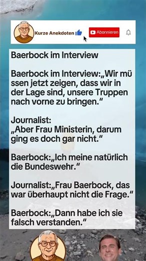 Das ist dir gerade passiert, Baerbock? 😂 #shortsdeutsch #deutsch #humor