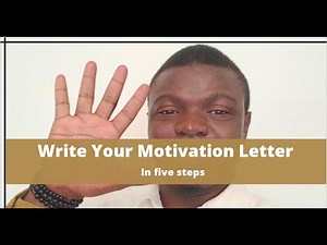 How to write a motivation letter for graduate school and scholarship