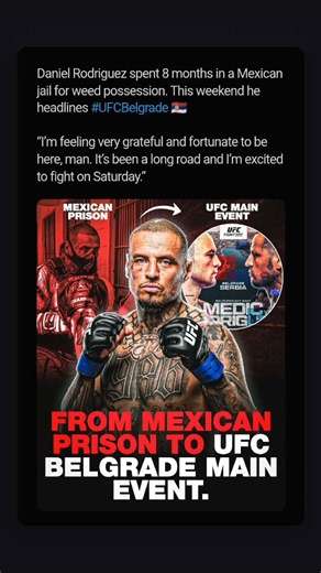 From Mexican Jail to UFC Headliner: Daniel Rodriguez's Incredible Journey