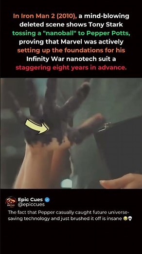 Marvel Secretly Planned Nanotech 8 Years Early! 🤯 #ironman #marvel #shorts