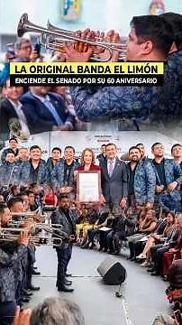🎺🇲🇽 La Original Banda El Limón receives tribute in the Senate for its 60-year career