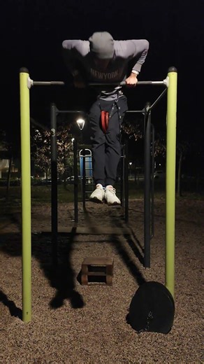 2 Weighted Muscle Ups With Deadstop! Try This Method! #motivation #calisthenics #aestheic #muscleup