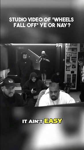 Studio Footage Kanye and Ty Dolla $ign Working On 'Wheels Fall Off" #tydollasign #rapsong #kanye
