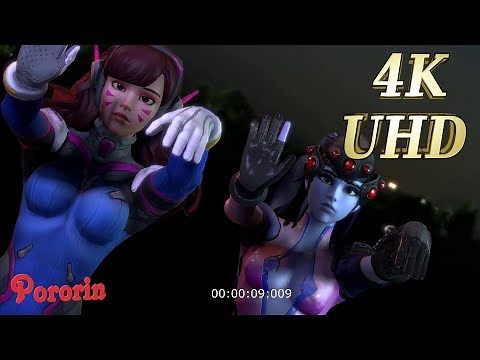 【VAM】Good Night【MMD】D.Va and Widowmaker【4K】Overwatch #2