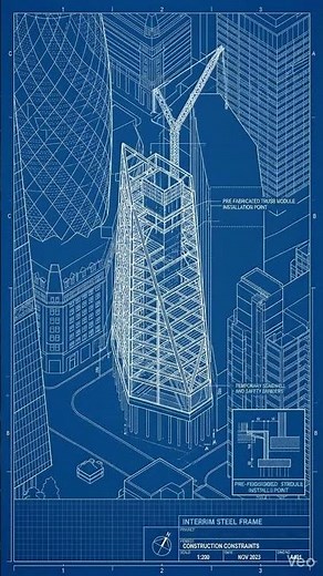 The Scalpel London's Sharpest Skyscraper #engineering #construction #civilengineering